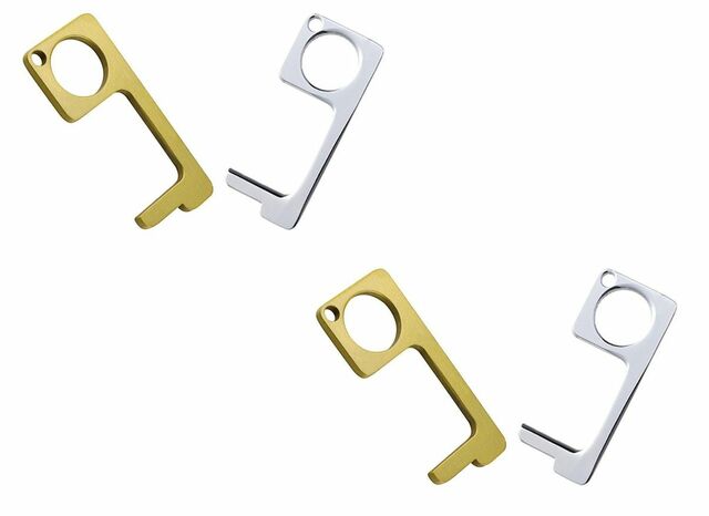 4-Pack Stay Safe Germ-Free Key
