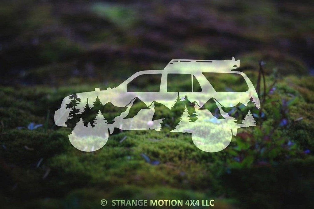Mountain Vinyl Decal for 4th Gen 4Runner | 120