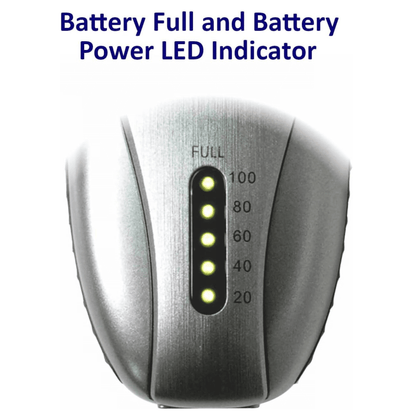 Optimus Cordless Rechargeable LED Shaver with Pop-Up Trimmer