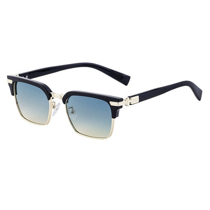 Men's Retro UV Protection Square Sunglasses