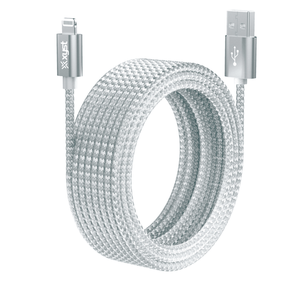 Xyst Charge and Sync USB to Lightning Braided Cable 10Ft