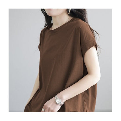 Relaxed Fit Hollow-Out Base Top - Effortless Style for a Youthful Look