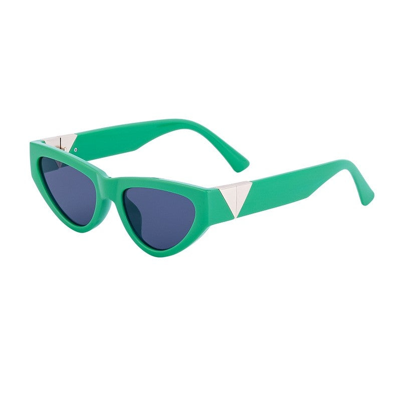 Fashion Cat Eye YK2 Small Frame UV Protection Sunglasses