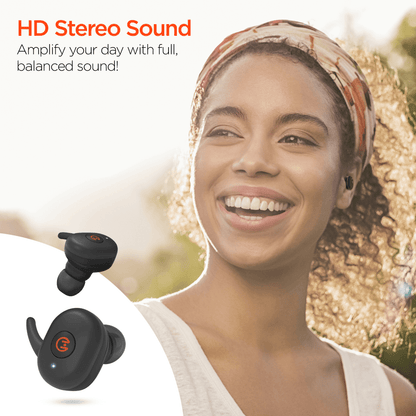 HyperGear Active True Wireless Earbuds with USB-C Connector