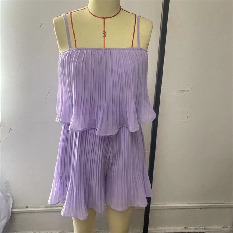 Sleek Sleeveless Halter Backless Jumpsuit