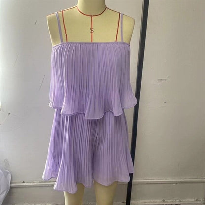 Sleek Sleeveless Halter Backless Jumpsuit