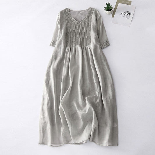 Vintage Pleated Accordion Dress