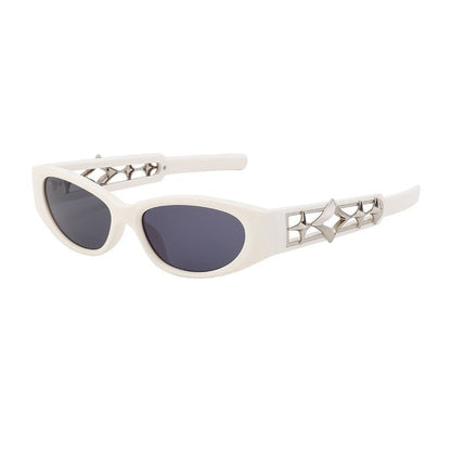Unisex UV400 Full Oval Frame Outdoor Sport Cycling Eyewear Sunglasses