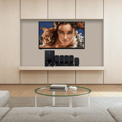 Naxa 5.1 Channel Home Theater DVD & Karaoke Speaker System - Refurbished