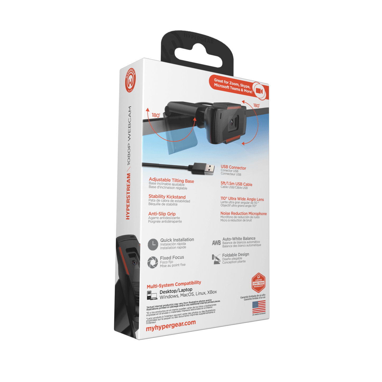 HyperGear HyperStream 1080P Webcam