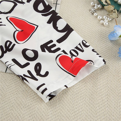 Floral Print Three-Piece Sleepwear Set with Camisole and Shorts