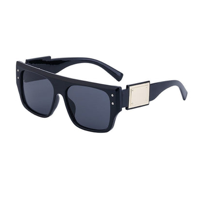 Unisex UV400 Full Square Frame Fashion Sun Protection Eyewear Sunglasses