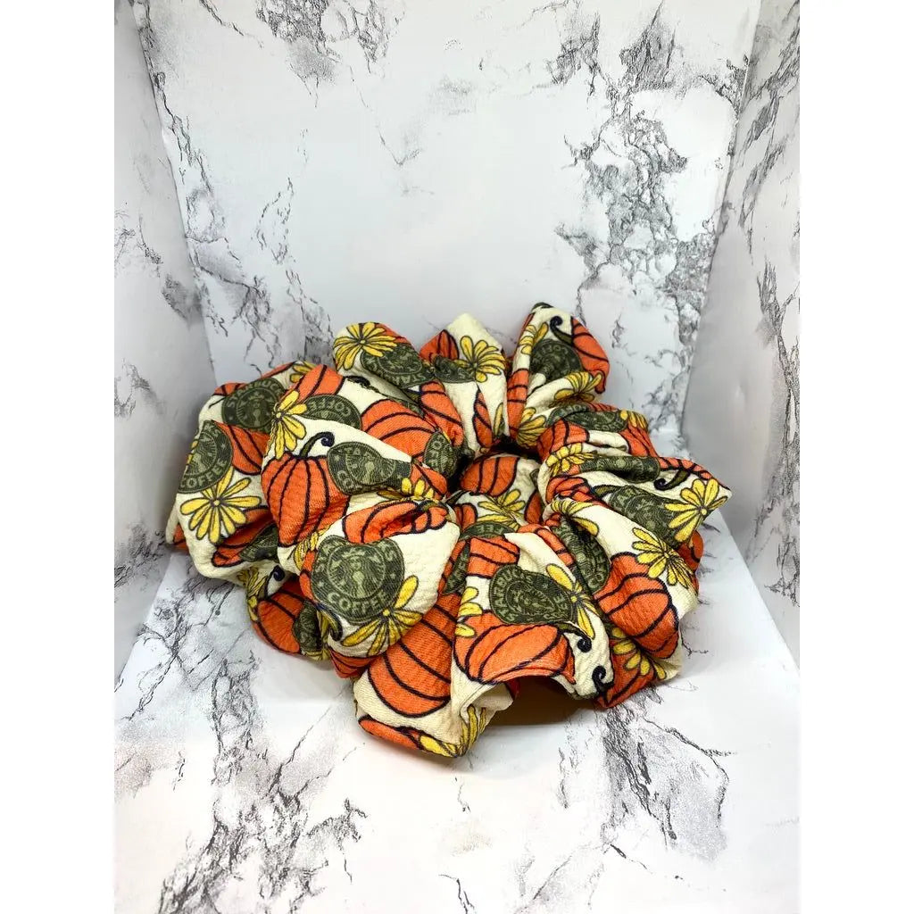 Pumpkin Starbucks Bullet Scrunchie