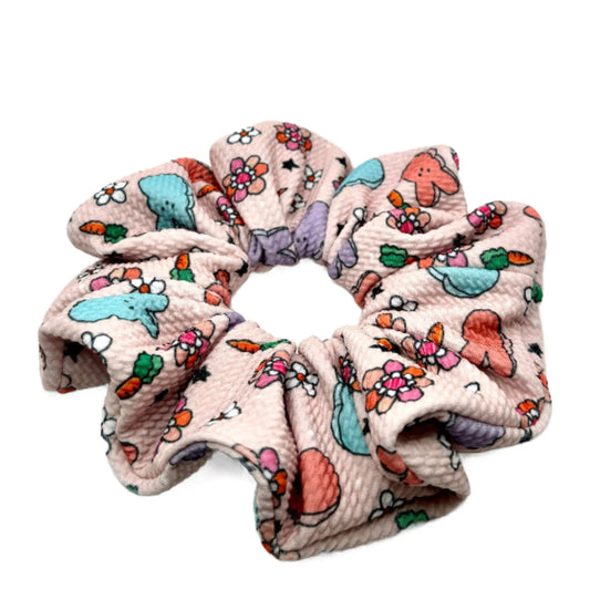 Peep & Floral Spring Bullet Scrunchie