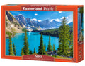 500 Piece Jigsaw Puzzle, Spring at Moraine Lake, Canada, Mountain view, Landscape puzzle, Adult Puzzle, Castorland B-53810