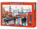 1000 Piece Jigsaw Puzzle, London Collage, Colorful Puzzle of the UK, London puzzle, European Puzzle, Adult Puzzle, Castorland C-103140-2