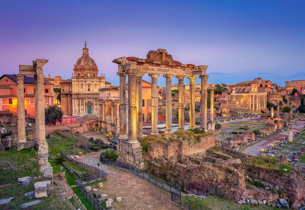 1000 Piece Jigsaw Puzzle, The Roman Forum, Rome, Italy, Forum Romanum, Ancient building, historical puzzles, Adult Puzzle, Castorland C-105304-2
