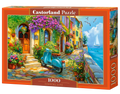 1000 Piece Jigsaw Puzzle, Coastal Life, Mediterranean Village, Italian Riviera puzzle, Seaside, Adult Puzzle, Castorland C-105465-2