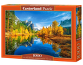 1000 Piece Jigsaw Puzzle, The Three Brothers, Yosemite National Park, USA, Autumn landscape puzzle, Relaxing nature puzzle, Adult Puzzle, Castorland C-105489-2