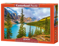 2000 Piece Jigsaw Puzzle, Moraine Lake, Banff National Park, Canada, Scenic Canadian Rockies Nature, Mountain Landscape, Adult Puzzle, Castorland C-201037-2
