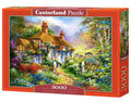 3000 Piece Jigsaw Puzzle, Forest Cottage, Charming Nook, Pond, Countryside, Adult Puzzles, Castorland C-300402-2