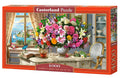 4000 Piece Jigsaw Puzzle, Summer Flowers and Cup of Tea, Still nature jigsaw, Romantic picture, Classic, Adult Puzzle, Castorland C-400263-2