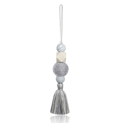 Unique Handcrafted Cotton Tassel Car Charm