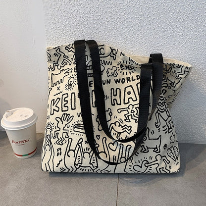 Large Capacity Canvas Shoulder Bag