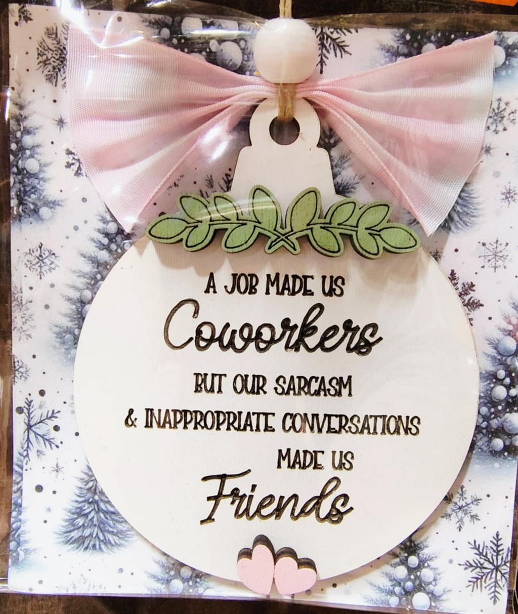 Coworker Friends Ornament