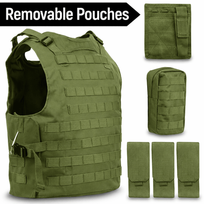 XGear Tactical Military Tactical Plate Carrier Vest