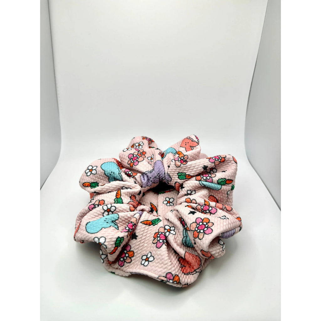 Peep & Floral Spring Bullet Scrunchie