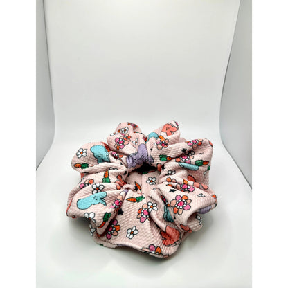 Peep & Floral Spring Bullet Scrunchie