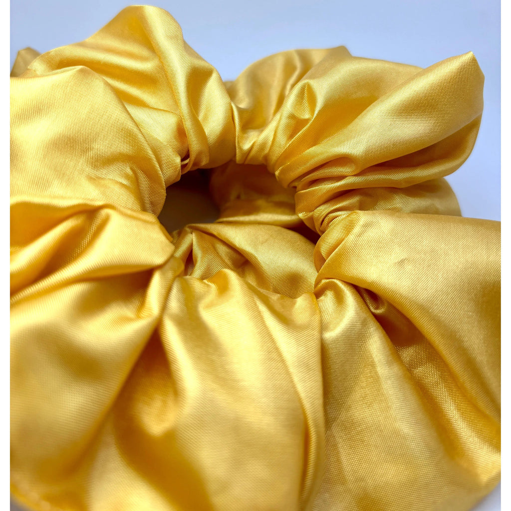 Gold Satin Scrunchie