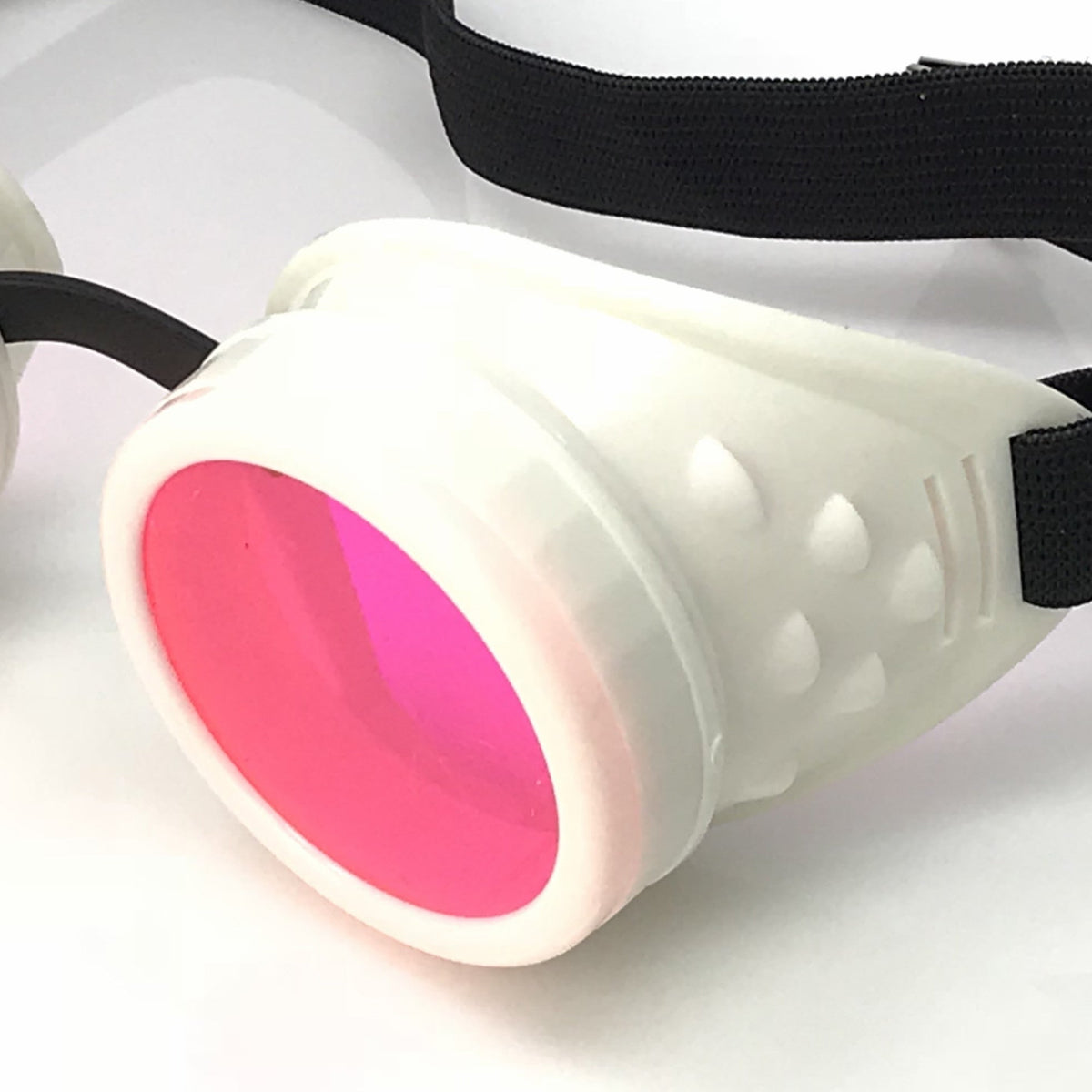 Hyper Vision Rave Goggles – Festival Goggles -UV Glow activated neon pink, blue, green, orange lenses