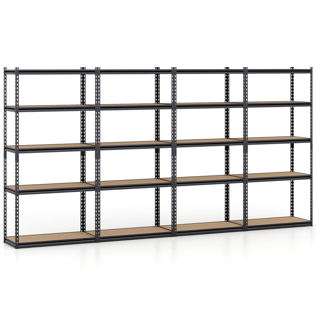 5-Tier Garage Shelving Unit 2200 LBS Metal Storage Shelves Adjustable Utility Rack