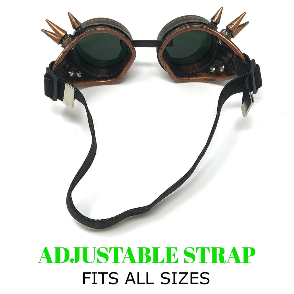 Wasteland Cyberpunk Goggles – Post-Apocalyptic Festival Eyewear