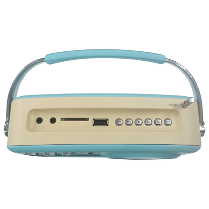 Supersonic Multi-Function Bluetooth Retro Speaker with Rechargeable Battery