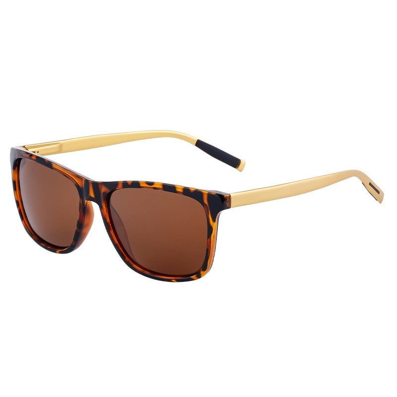 Box Polarized Men's Sunscreen Aluminum Magnesium Sunglasses