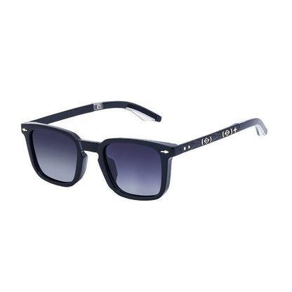 UV400 Unisex Full Square Frame Polarized Outdoor UV Protection Sunglasses
