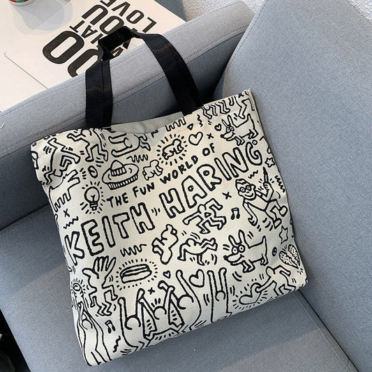 Large Capacity Canvas Shoulder Bag