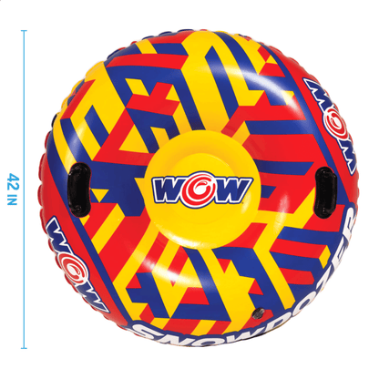 WOW Watersports SnowDozer Snow Tube for Sitting or Lying Positions