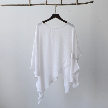 Lightweight Asymmetric Hem Solid Color Cardigan