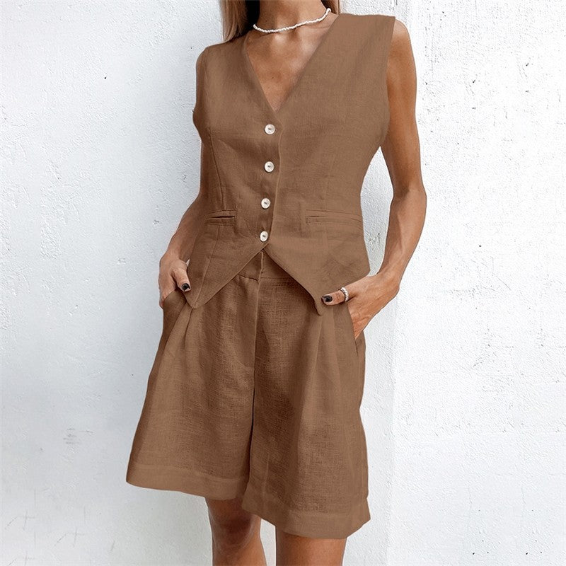 Slim Fit Women's Cotton Pajama Set with Soft and Comfortable Fabric