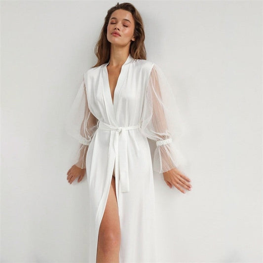 Silk-Like Gauze Pajama Set
