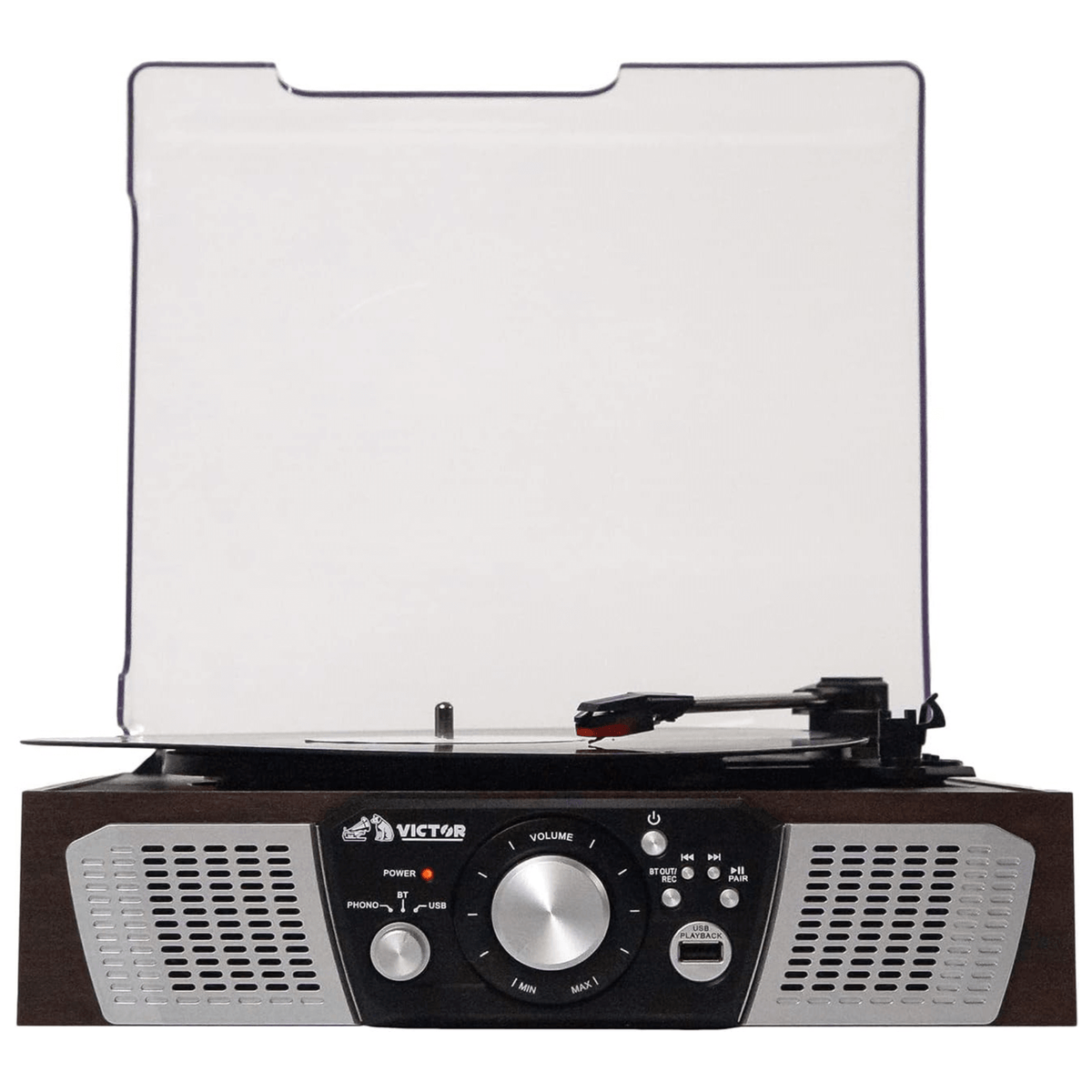 Victor Lakeshore 5-in-1 Hybrid BT Turntable System Espresso - Refurbished