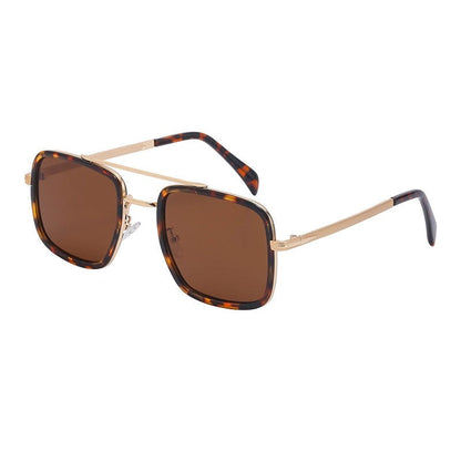 Fashionable Lightweight Square Frame Sunscreen Sunglasses