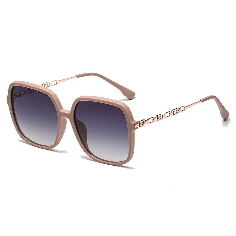 UV400 Sun Protection Fashion Square Frame Outdoor Polarized Sunglasses