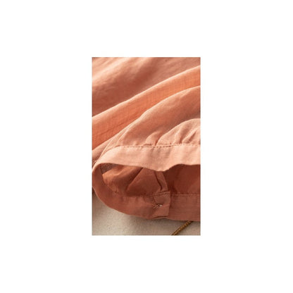 Loose And Skinny Cotton Linen Short-Sleeved T-Shirt