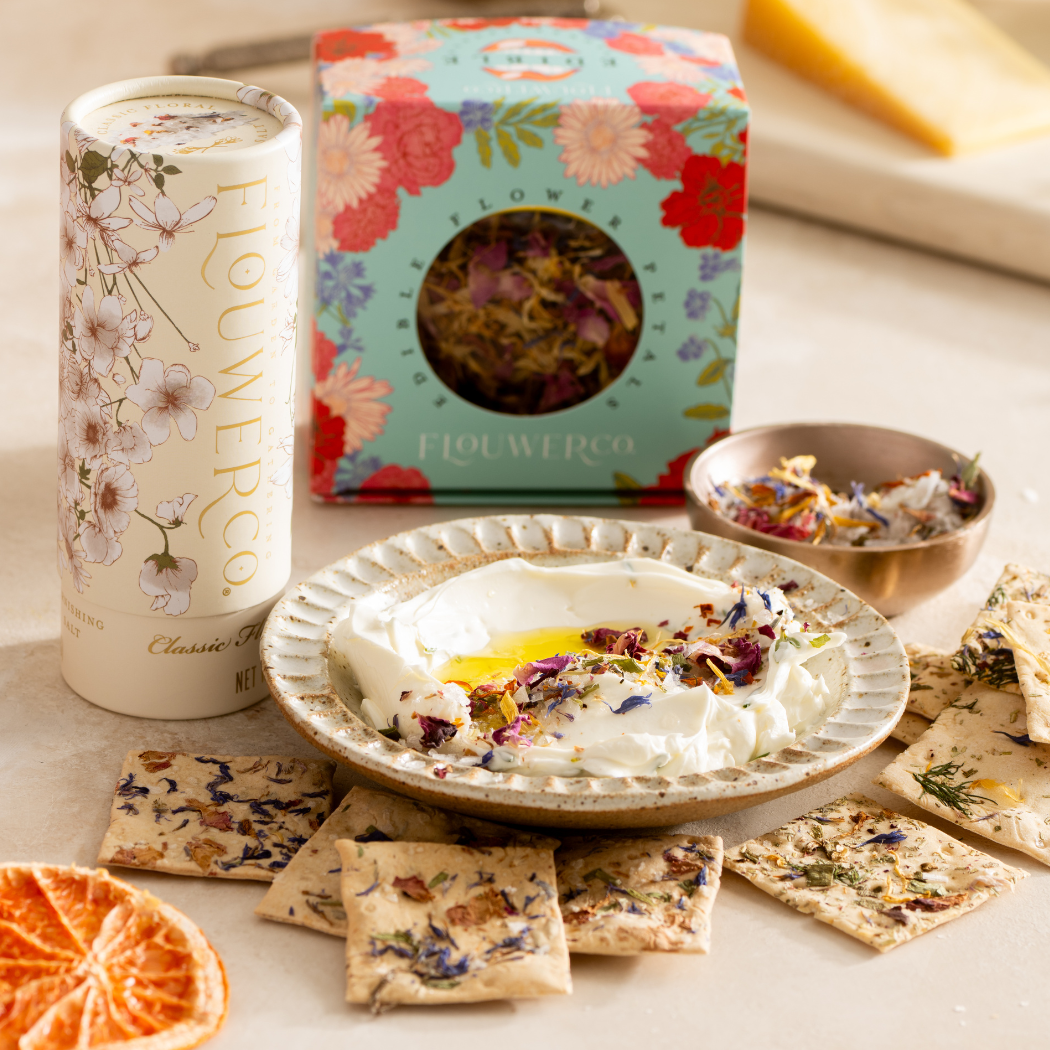 Classic Floral Garnishing Salt