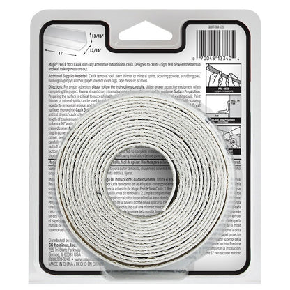 Magic White Bathtub Sealer Trim for Tubs & Floors